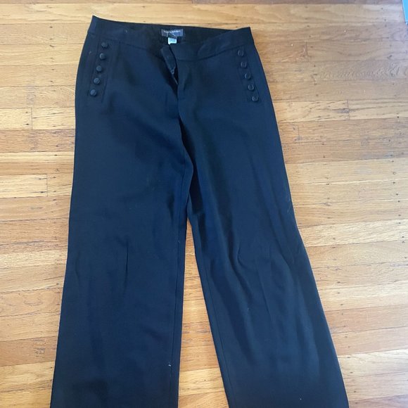 Black Dress Pants Size 6 Banana Republic - Picture 1 of 4